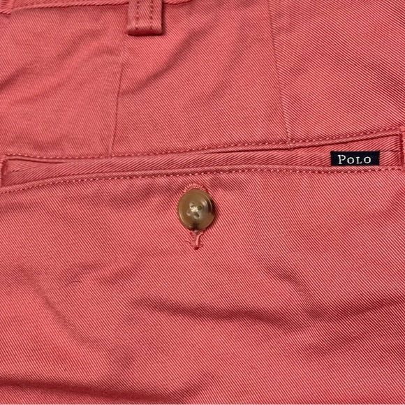 Polo Ralph Lauren Shorts Mens 38 Salmon Classic Fit Golf Weathered Chino 38x9” - Picture 3 of 9